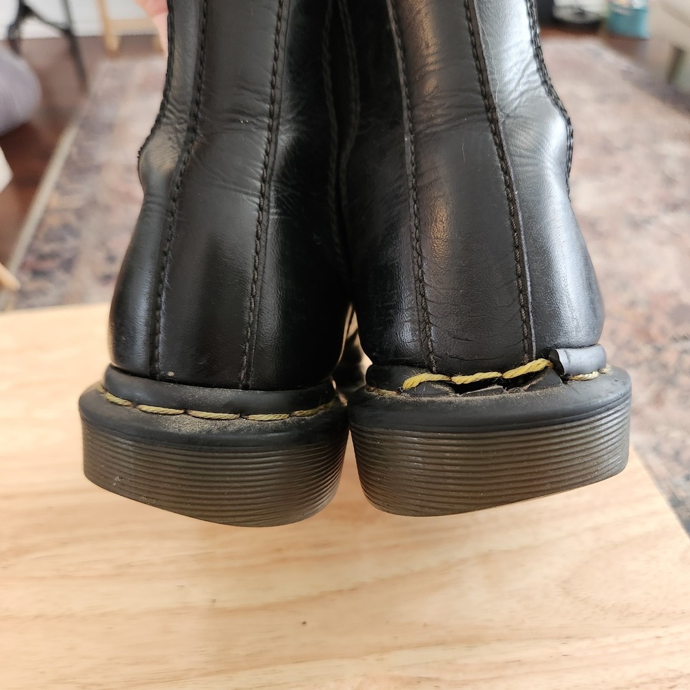 Dr. Marten's Black Vegan 2976 Felix Pull On Chelsea Boots EU 37 US 5M/UK 4 - Picture 7 of 15